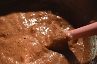 chocolate cake batter