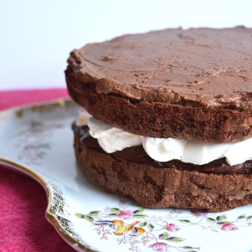 Chocolate mousse cake