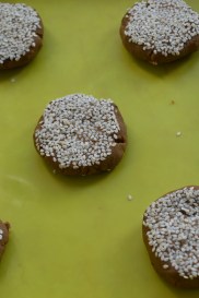 date, sesame and ginger cookies, dan lepard