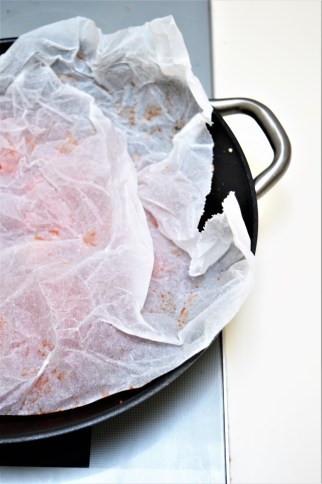 chorizo, tomato and creme fraiche pasta